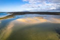 A cloud covered winters morning at Tuross Head Royalty Free Stock Photo