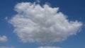 Cloud cumulus clouds of vertical development Royalty Free Stock Photo