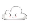 Cloud cute print.