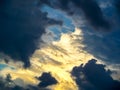 Cloud and darkcloud Royalty Free Stock Photo