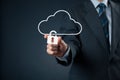 Cloud data security Royalty Free Stock Photo