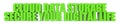 Cloud Data Storage Secure Your Digital Life, 3d text