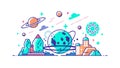 Cloud Data User Icon, Remote Access Information, vector design Generative AI Royalty Free Stock Photo