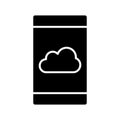 Cloud data Vector icon which can easily modify or edit Royalty Free Stock Photo
