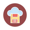 Cloud datastore Isolated Vector icon which can easily modify or edit