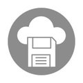 Cloud datastore Isolated Vector icon which can easily modify or edit