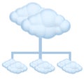Cloud diagram Royalty Free Stock Photo