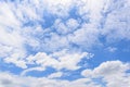 Cloud disappear in the hot sun Royalty Free Stock Photo