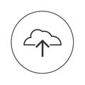 cloud dowload web icon