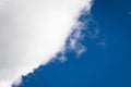 Cloud edge close-up at sky abstract background