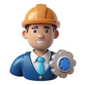 Cloud Engineer 3D Icon