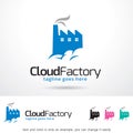 Cloud Factory Logo Template Design Vector