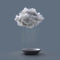 Cloud fills the basin Royalty Free Stock Photo