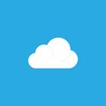 Cloud flat icon Royalty Free Stock Photo