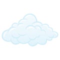 Cloud Fluffy Cartoon Illustration Line Art Drawing