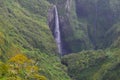 Cloud forests and waterfalls in RÃÂ¨union national park Royalty Free Stock Photo