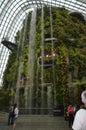 Cloud Forest Dome, Gardens by the Bay, Singapore. Royalty Free Stock Photo