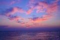 A cloud in the form of a heart. Beautiful sky. Love. Valentine`s day concept