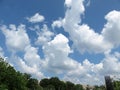 Cloud Formations in the Sky in Summer