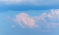 Cloud formations in the sky Royalty Free Stock Photo