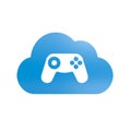 Cloud Gaming Service Concept Illustration Royalty Free Stock Photo
