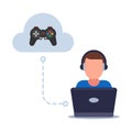 cloud gaming on a weak computer. saving games in the cloud.