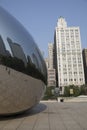 Cloud gate or the Bean in Chicago Millennium Park Royalty Free Stock Photo