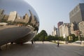 Cloud gate or the Bean in Chicago Millennium Park Royalty Free Stock Photo