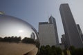 Cloud gate or the Bean in Chicago Millennium Park Royalty Free Stock Photo