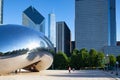 Cloud Gate, the famous public sculpture, Chicago, USA Royalty Free Stock Photo