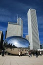 The Cloud Gate in Millennium Park Royalty Free Stock Photo