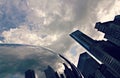 Cloud Gate Monument in Chicago Illinois Royalty Free Stock Photo