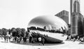 Cloud Gate monument in Chicago Royalty Free Stock Photo