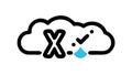 Cloud Genomics Lab Icon: DNA Science Research, vector design Generative AI Royalty Free Stock Photo