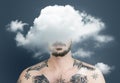 Cloud Hidden Dilemma Depression Bliss Royalty Free Stock Photo