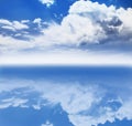 Cloud Horizon Background