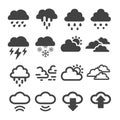 cloud icon set