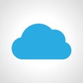 Cloud Icon Multicolored weather icon on white background Royalty Free Stock Photo