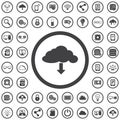 Cloud icon Royalty Free Stock Photo