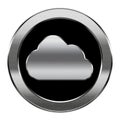 Cloud icon silver