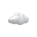 Cloud Icon. Symbol Of Weather, Technology, And Data Storage Isolated On Transparent Background Royalty Free Stock Photo