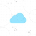 Cloud icon Royalty Free Stock Photo