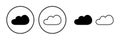 Cloud icon vector. cloud data. cloud services