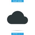Cloud Icon Vector Design Template. Royalty Free Stock Photo