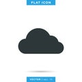 Cloud Icon Vector Design Template. Royalty Free Stock Photo