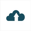 Cloud Icon Vector Ilustration Royalty Free Stock Photo