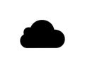 Cloud Icon With White Background. Cloud Logo Template Royalty Free Stock Photo