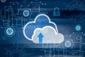Cloud image and schemes. Modern technology