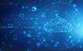 Cloud internet technology concept background,Cloud Computing Concept, Cloud computing technology