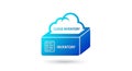 Cloud Inventory Management System Icon Royalty Free Stock Photo